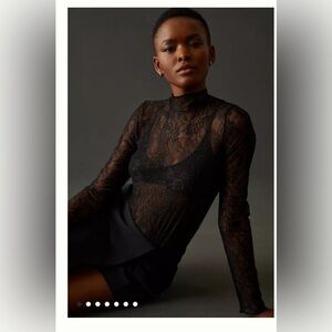 Anthropologie lace layering turtleneck - tags on, new